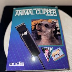Pet Clipper ANDIS DETACHABLE PLUS+ MODEL AG W/ New Size 10 Blade, Box And Manual