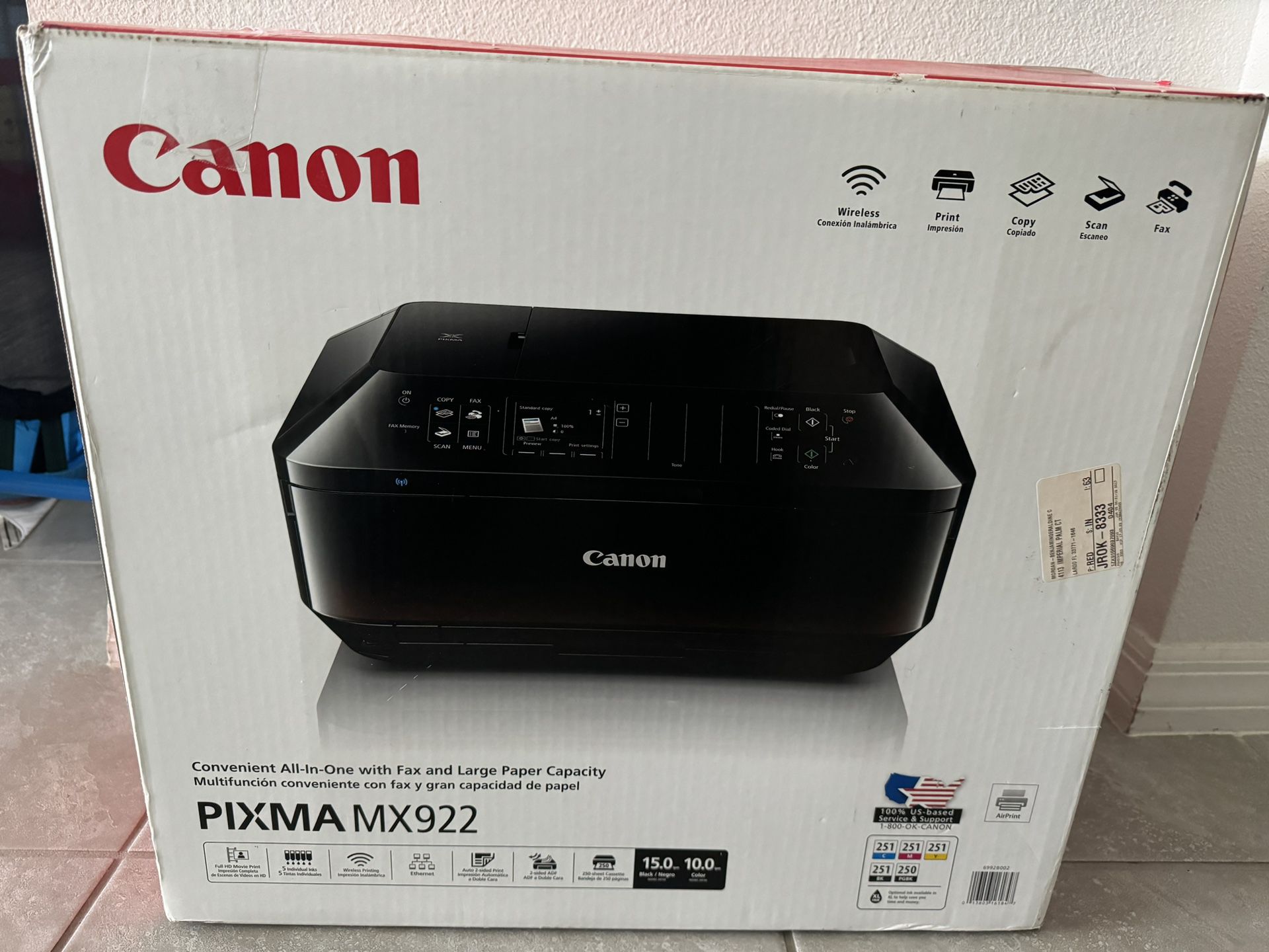 Canon Printer, Scanner & Fax Machine 