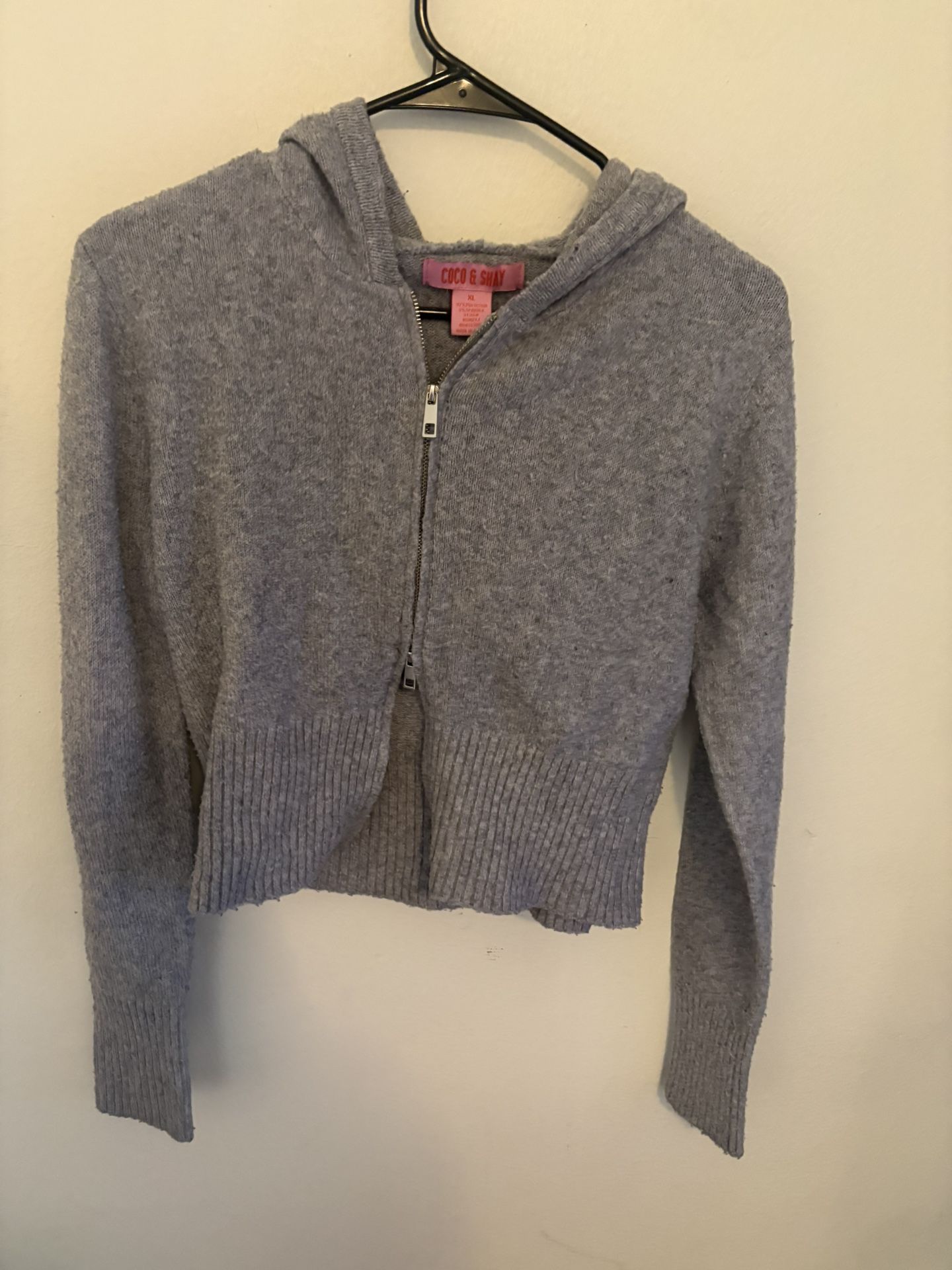 Gray Zip Up