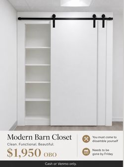 Modern Barn Closet