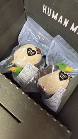 Human made duck pouch key ring