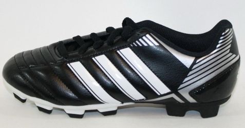 Adidas Puntero VIII FG Youth Soccer Cleats Black White Kid Boy 5 TRX Shoe G65135