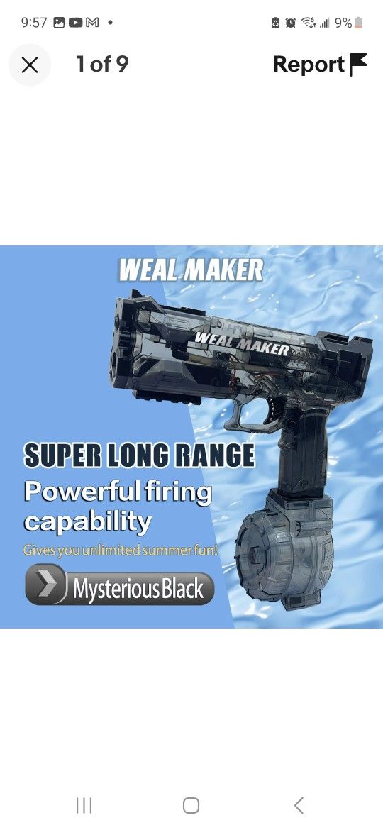 Electric Automatic Water Gun/ Super Soaker/ Weal Maker