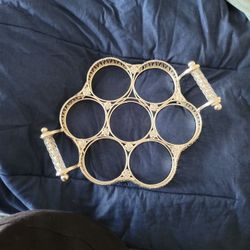 Middle Eastern Turnkish Arabic 7-Sectional Salsera Round