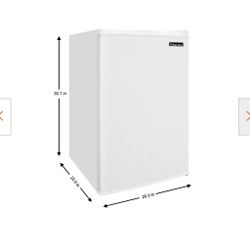3.0 Front Load Freezer White Fridge 