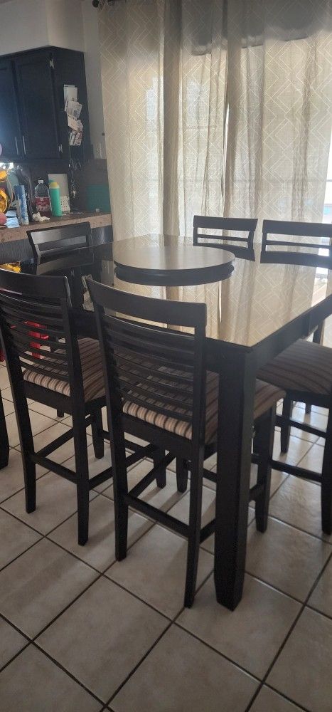 9 Piece High Table Dining Set