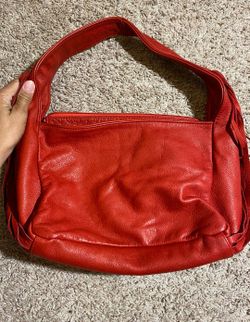 BN Original Vintage Handbag Lamb Leather Red Jacqueline Jarrot brand new