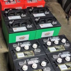 6v Deep cycle Batteries For Golf cart Or Scissor Lift