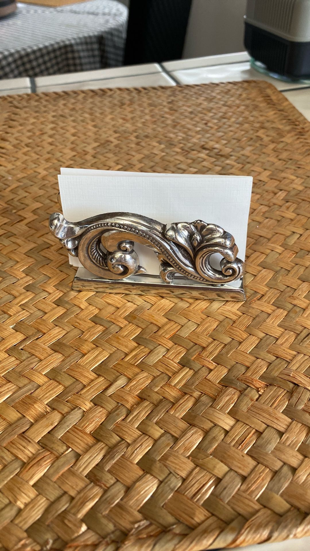 Brighten Brand-Silver Business Card Holder