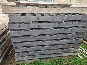 Wood pallet- well weathered