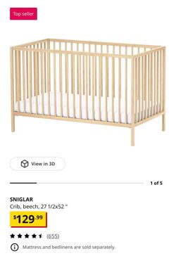 Baby crib + matters