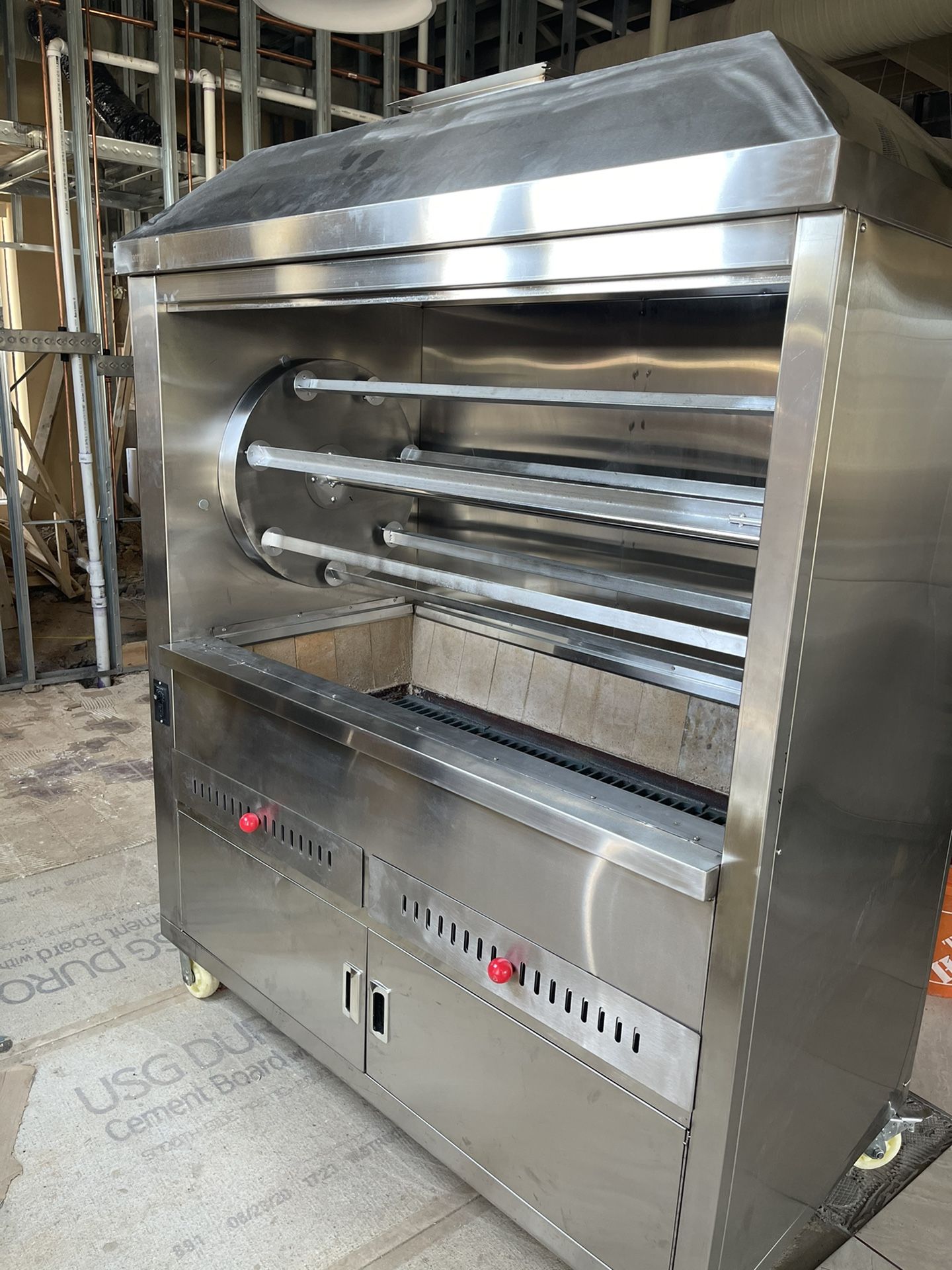 Charcoal Rotisserie Chicken Oven