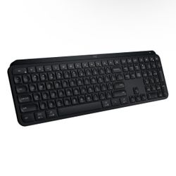 Logitech - MX Keys S Universal Full-size Wireless Scissor Keyboard for PC and Mac with Backlit keys - Black