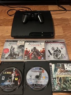 PS3 slim and games