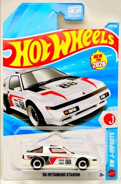 Hot Wheels '88 Mitsubishi Starion Die-Cast Car