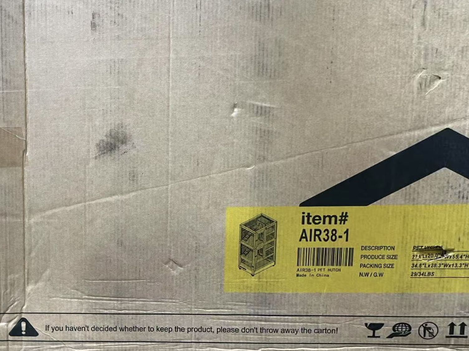 ✌️ Aivituvin AIR38 1 5 Levels Wooden Chinchilla Ferret Cage Chew Resistant Habitat