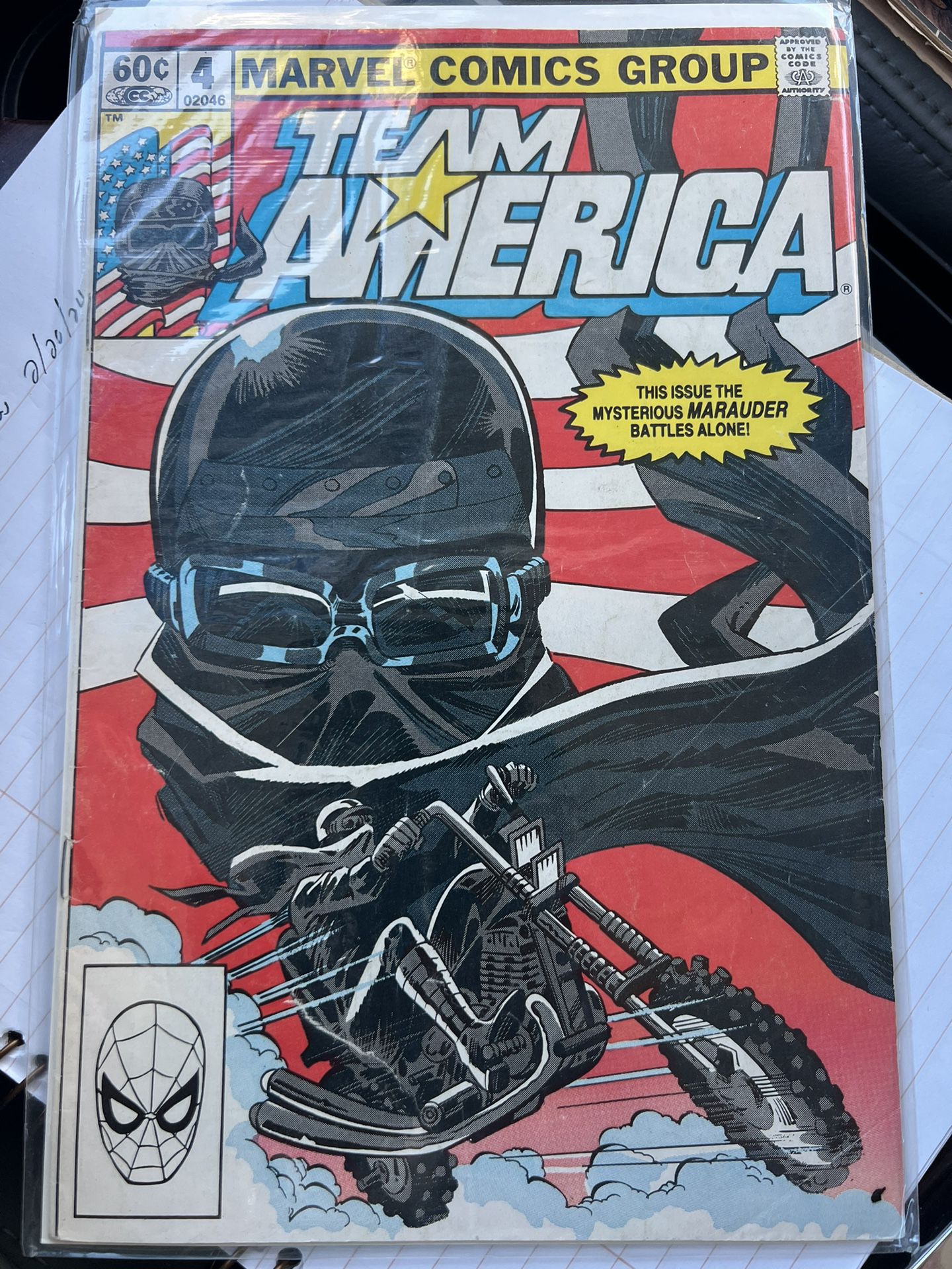 TEAM AMERICA (1982 Series) #4 VARIANT Good Comics Book 