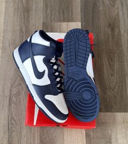 Nike dunk high midnight navy size 11