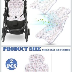 Baby Stroller Cooling Pad Car Seat Cooler Pad Summer Breathable Car Seat Liner Multifunctional Carseat Cooling Mat for Baby Child Dining Chair S