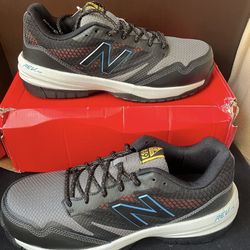 NEW BALANCE 589 ESD MEN’S COMPOSITE TOE, NON-METALLIC, STATIC DISSIPATING, SLIP-RESISTANT BLACK WORK SHOES Size 11.5 Men’s Or 13 Women’s