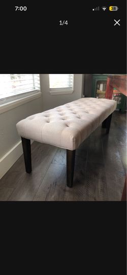 Upholstered bench