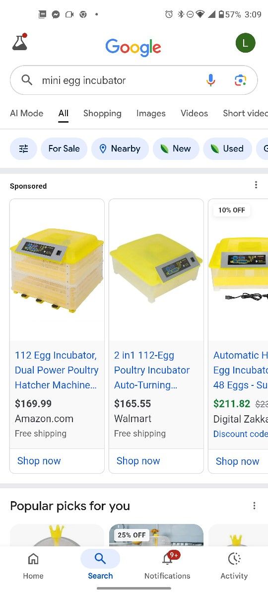 Egg Incubator Brand New