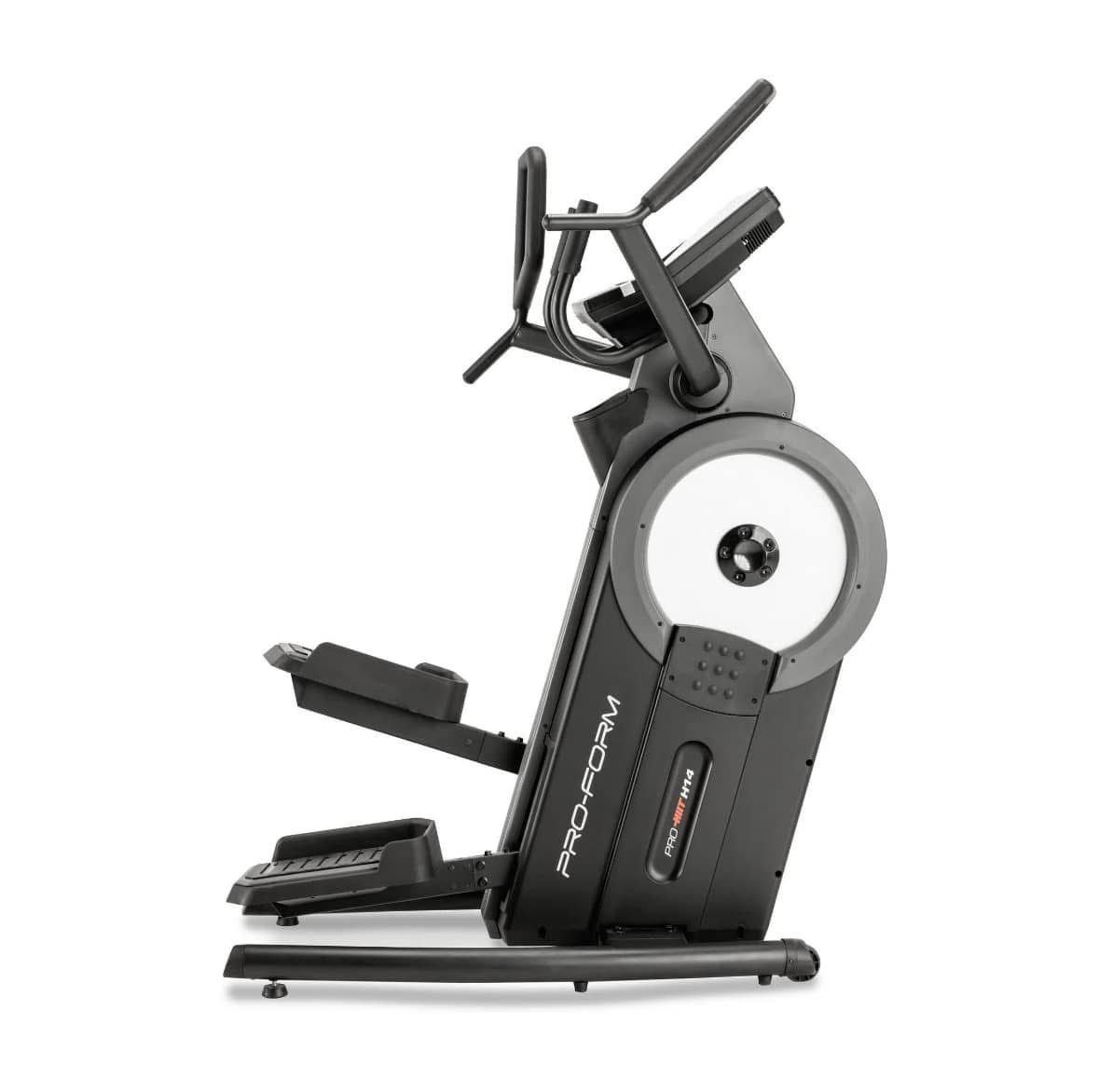 ProForm Pro HIIT H14; Elliptical for Low-Impact Cardio with 14" Tilting Touchscreen