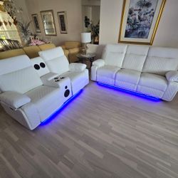 BRAND NEW Power Reclining Sofa and Loveseat / Sofa y Loveseat Reclinables Eléctricos Nuevos … Fast 🚚