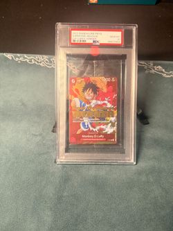Super pre release Monkey d Luffy winner P-001 sealed PSA 10
