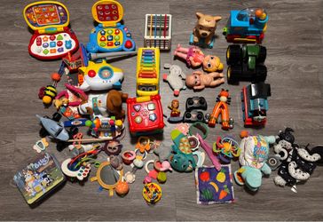 Toddler Toy Bundle (3 Bags) Learning, Activity & Baby Toys – Clean Lot