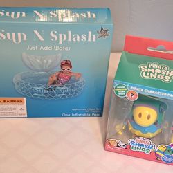 Pinata Smash Lings Character Toy Sun N Splash Mermaid Inflatable Pool Bundle