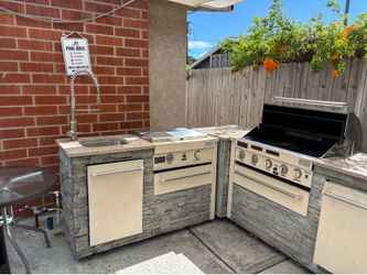 Outdoor BBQ Grill Set