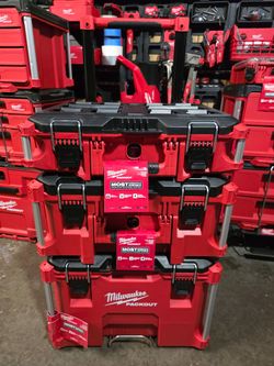 Brand New Milwaukee Packout 22" Rolling Tool Box, 22" Large Tool Box and 22" Medium Tool Box - Modular Storage System