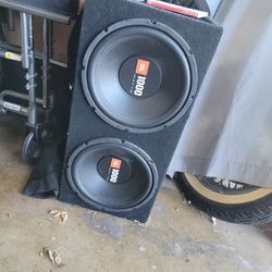 Jbl 1000 Watt Subwolfers In Box