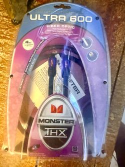 Monster Ultra 600 THX Certified Fiber Optic (Toslink) Digital Audio Cable. It is a 4-foot (1.21m) high