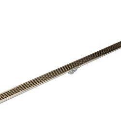 Infinity Drain 48" Site Sizable Stainless Steel Low Profile Linear Drain Kit