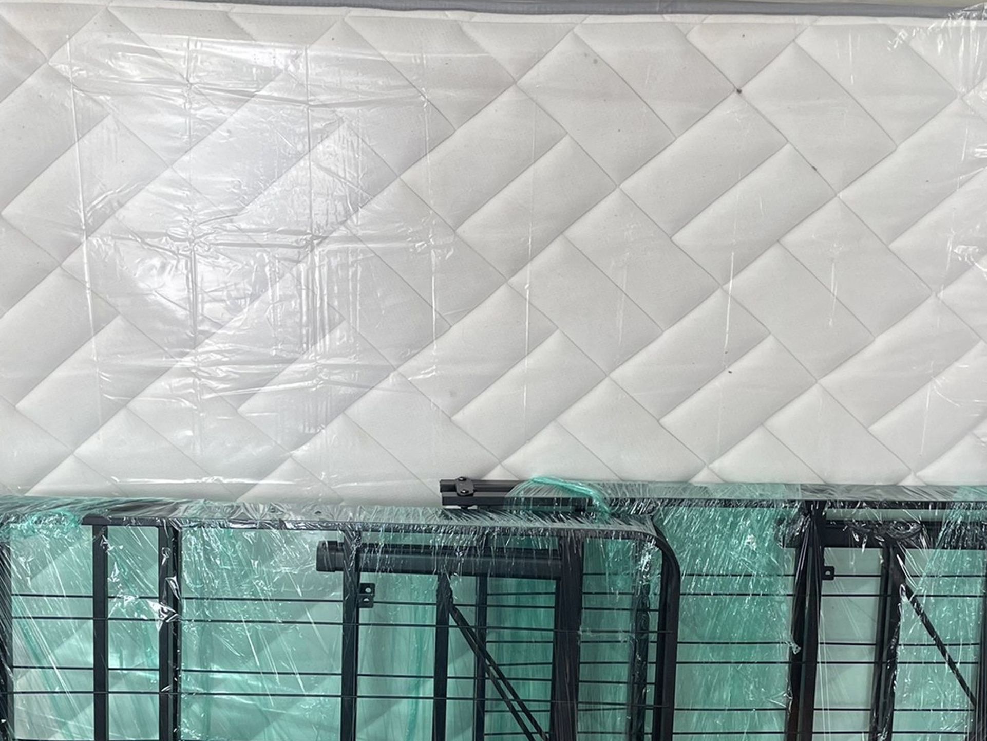 Linenspa Dreamer 8" Hybrid Mattress, Full And Bed Frame
