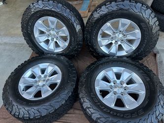 17” CHEVY WHEELS with BF GOODRICH KO2 LT285/70/17