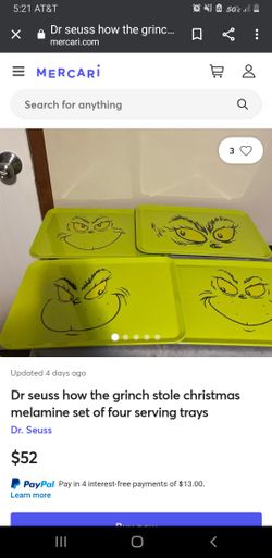 Grinch Tray