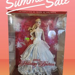 2008 Holiday Barbie Doll 