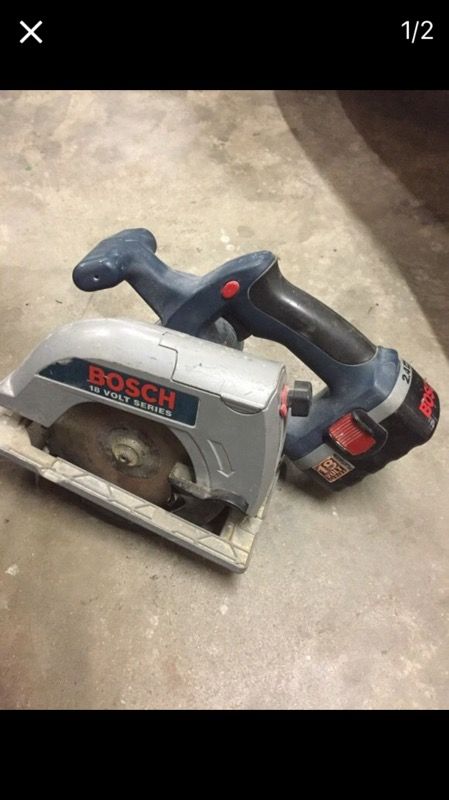 Bosch saw and drill