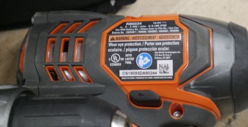 Ridgid r86034 battery discount charger