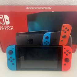 Nintendo Switch With Add Ons