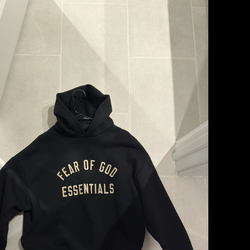 Essentials Fear of God Black hoodie