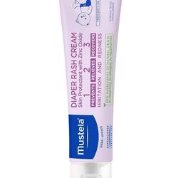 Mustela Baby Diaper Rash Cream 123- Skin Protectant with Zinc Oxide - Fragrance Free & Paraben Free