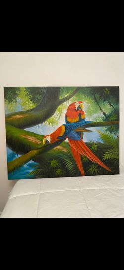 Parrot Art painting
