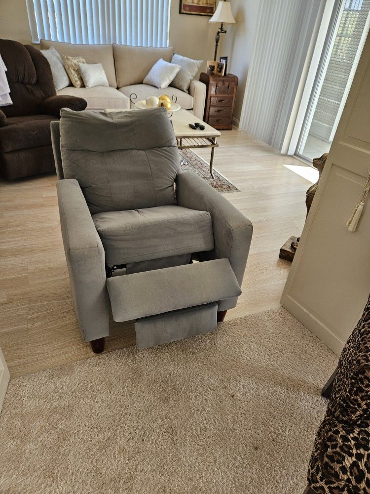 Grey Recliner