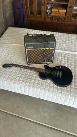 Electric Guitar and Amp