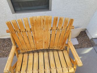Cracker Barrell rocking Love Seat