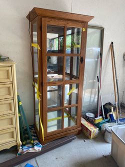 Wood & Glass Display  Case
